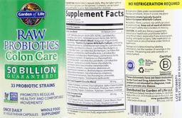 Label for Colon Care