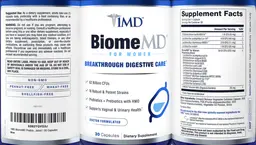 Label for BiomeMD for Women