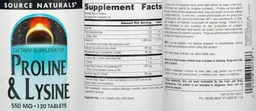 Label for Proline & Lysine