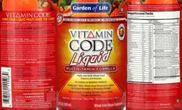 Label for Liquid Fruit Punch