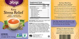 Label for Kava Stress Relief