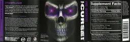 Label for The Curse! Dark Grape