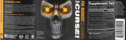 Label for The Curse! Orange Mango