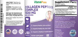 Label for Collagen Peptides Complex 1500 mg