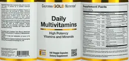 Label for Daily Multivitamins