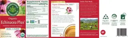 Label for Organic Echinacea Plus Original with Spearmint