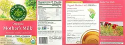 Label for Organic Mother's Milk