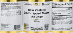 New Zealand Green-Lipped Mussel 500 mg p
