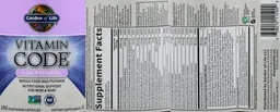 Label for Raw Prenatal