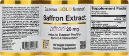 Label for Saffron Extract 28 mg