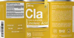 Label for Conjugated Linoleic Acid