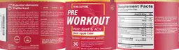 Label for PreWorkout with Beet & ACV
