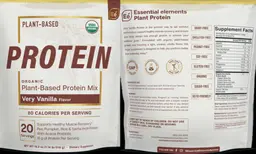 Label for Protein Very Vanilla