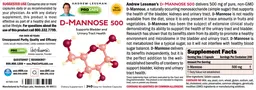 Label for D-Mannose 500