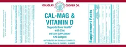 Label for Cal-Mag & Vitamin D