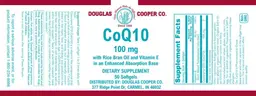 Label for CoQ10 100 mg