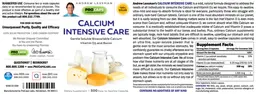 Label for Calcium Intensive Care