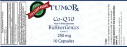Label for Co-Q10 BioEnerGenics Formula