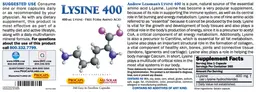 Label for Lysine 400