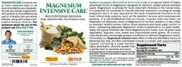 Label for Magnesium Intensive Care