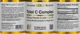 Label for Total C Complex + Citrus Bioflavonoids & Rose Hips