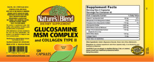 Glucosamine MSM Complex and Collagen Typ