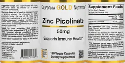 Label for Zinc Picolinate 50 mg