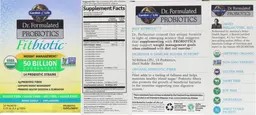 Label for Fitbiotic Weight Management 50 Billion Guaranteed Unflavored