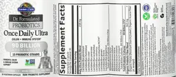 Label for Once Daily Ultra