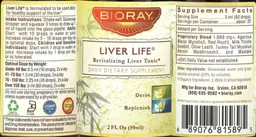 Label for Liver Life