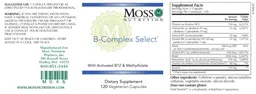Label for B-Complex Select