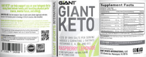 Giant Keto Raspberry Lemonade