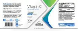 Label for Vitamin C 1000 mg