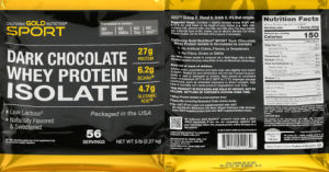 Whey Protein Isolate Dark Chocolate