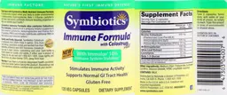 Label for Immune Formula with Colostrum Plus