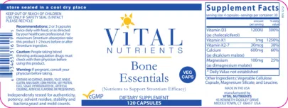 Label for Bone Essentials