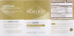 Label for UltraDerm Gold