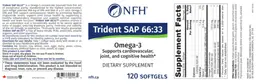 Label for Trident SAP 66:33