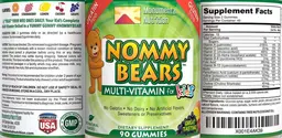 Nommy Bears Multi-Vitamin for Kids