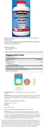 Label for Extra Strength Glucosamine HCl 1500 mg with MSM 1500 mg