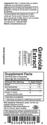 Label for Graviola Extract