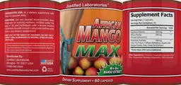 Label for African Mango Max