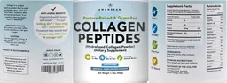 Label for Collagen Peptides Unflavored