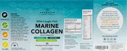Label for Marine Collagen Unflavored