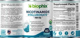Label for Nicotinamide Hyaluronate 600 mg