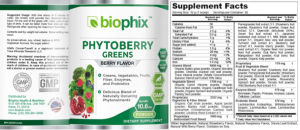 Phytoberry Greens Powder Berry Flavor