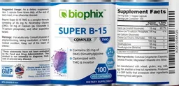 Label for Super B-15 TMG