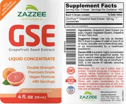 Label for GSE Liquid Concentrate
