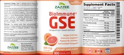 Label for BioImmune GSE 500 mg