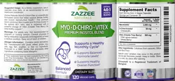 Label for Myo+D-Chiro+Vitex